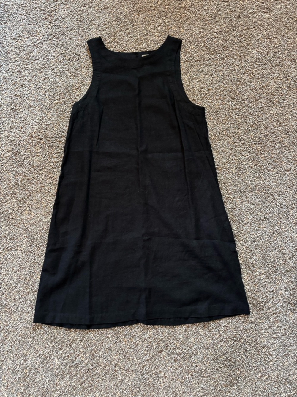 a new day Black Sleeveless Mini Shift Dress